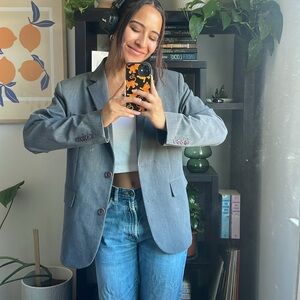 Djerf Avenue Grey Blazer